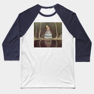 Inge by the Dark Lake Side - John Bauer Baseball T-Shirt